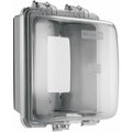 Eaton Wiring Devices Cover Box Wthr 2 Gang Gray WIUX-2CL